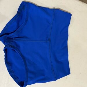 Give girls Blue Shorts dance GUC yxl